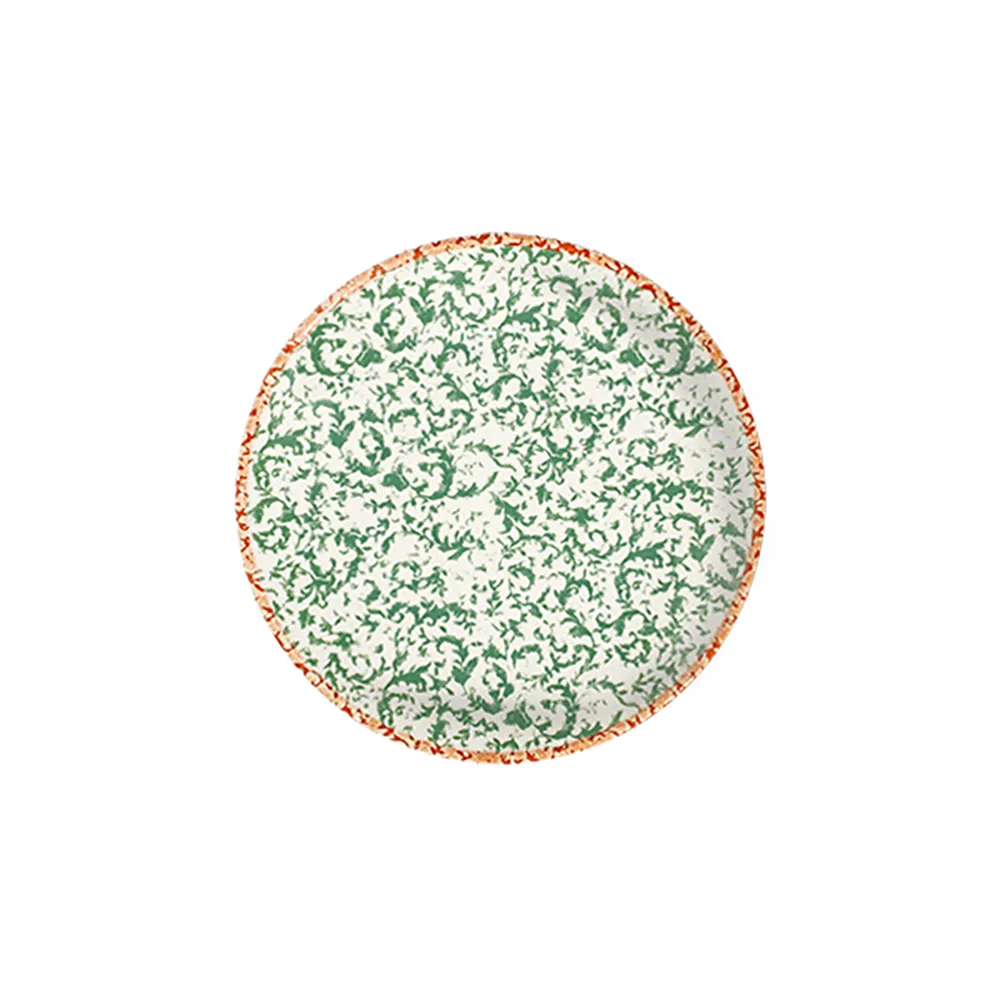 Venecia Green Lona Düz Tabak 28,5 cm
