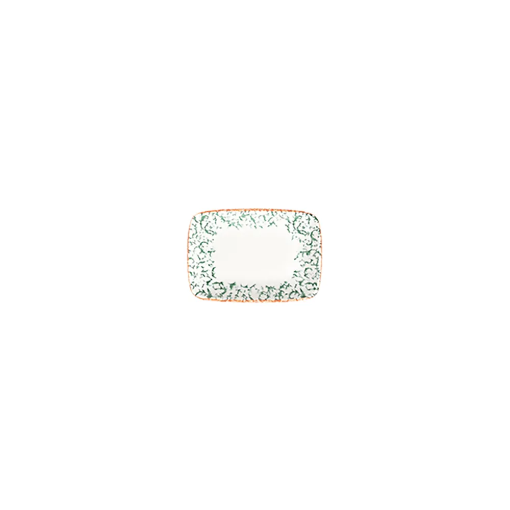 Venecia Green W Quadro Dikdörtgen Kayık 15 cm (14 * 10)