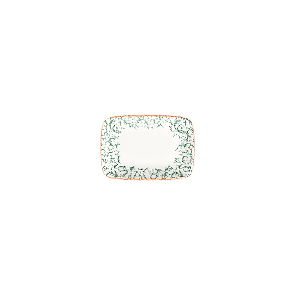Venecia Green W Quadro Dikdörtgen Kayık 18 cm (17 *12)