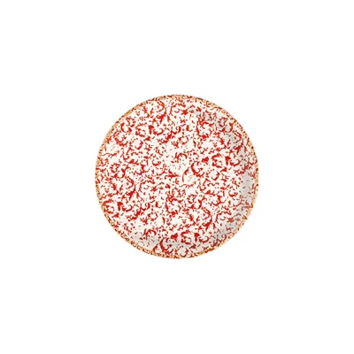 Venecia Maroon Lona Düz Tabak 25 cm