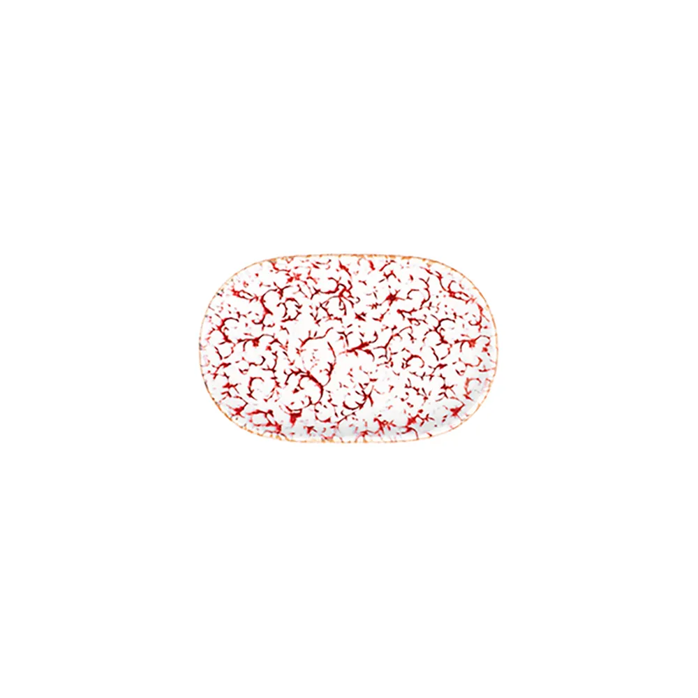 Venecia Maroon Magnus Oval Kayık 23 cm