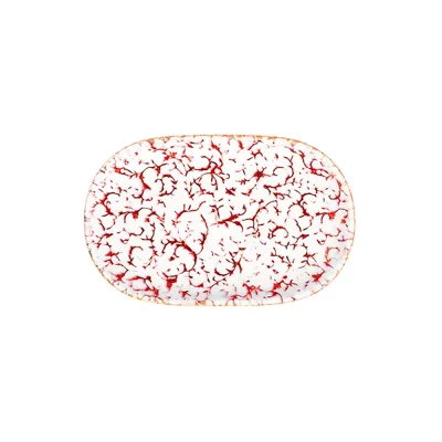 Venecia Maroon Magnus Oval Kayık 33 cm