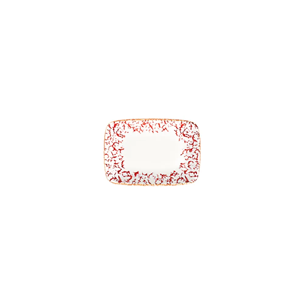 Venecia Maroon W Quadro Dikdörtgen Kayık 18 cm (17 *12)
