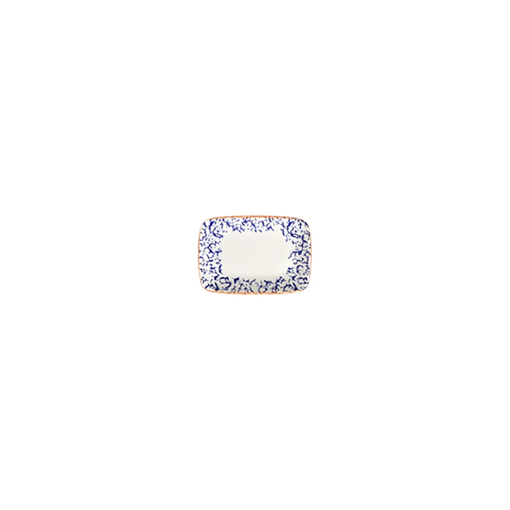 Venecia Navy W Quadro Dikdörtgen Kayık 13 cm (12*8)