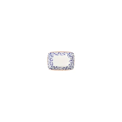 Venecia Navy W Quadro Dikdörtgen Kayık 13 cm (12*8)