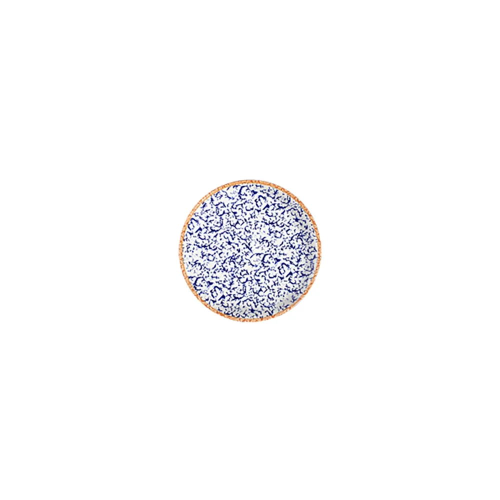 Venecia Navy Lona Düz Tabak 15 cm