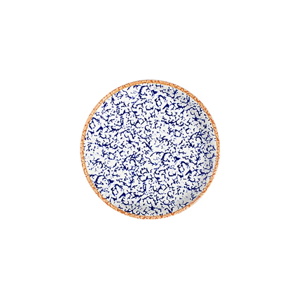 Venecia Navy Lona Düz Tabak 25 cm