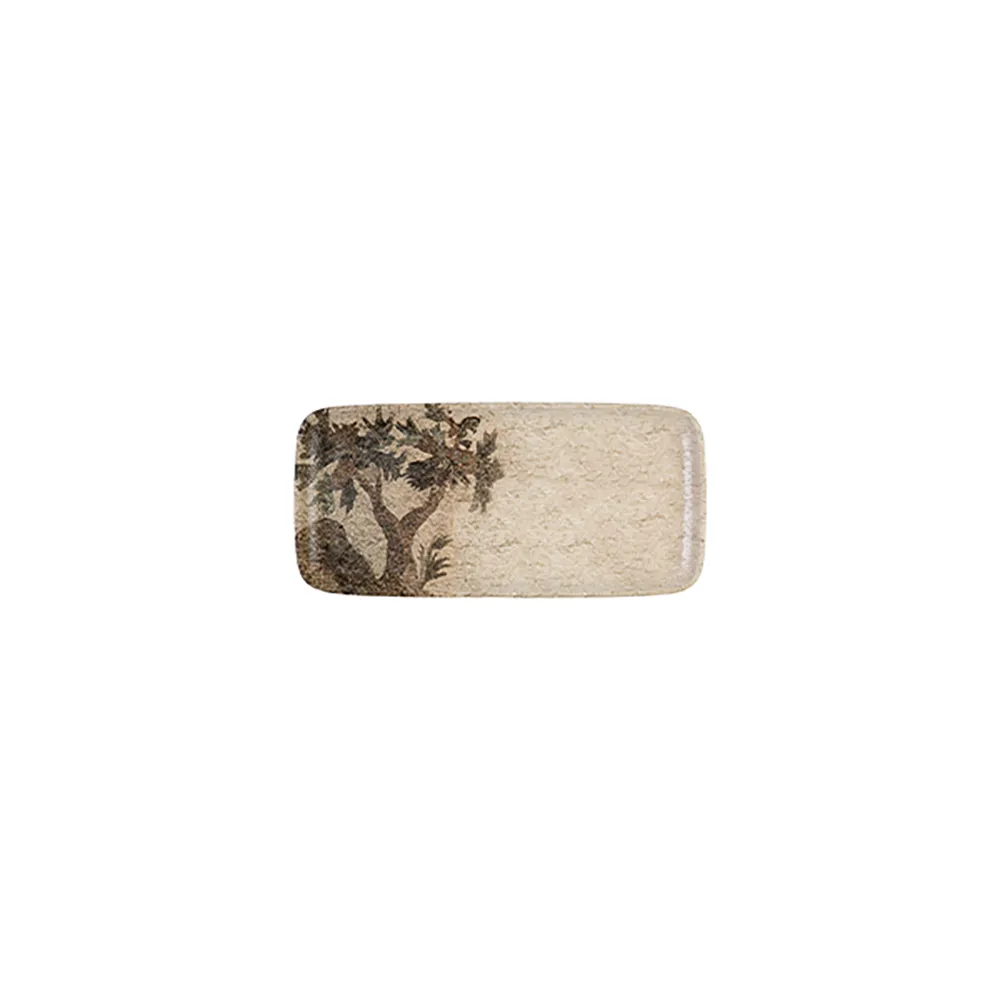 Wise Quadro Dikdörtgen Tabak 22 cm (22 * 10)