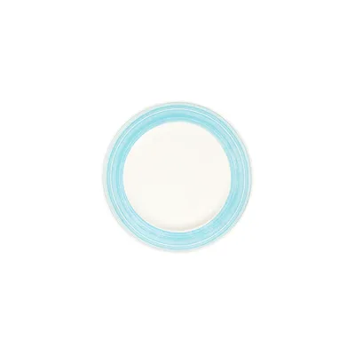 Fresh Blue Frame Düz Tabak 23 cm