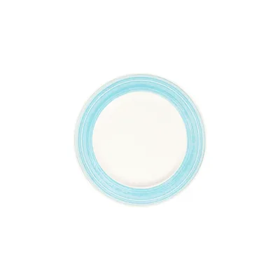 Fresh Blue Frame Düz Tabak 25 cm