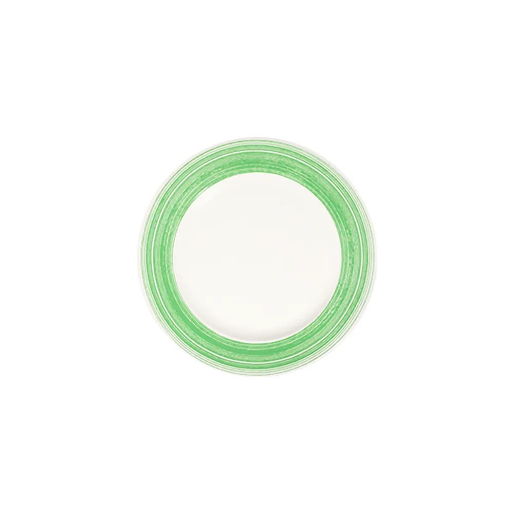 Fresh Green Frame Düz Tabak 25 cm