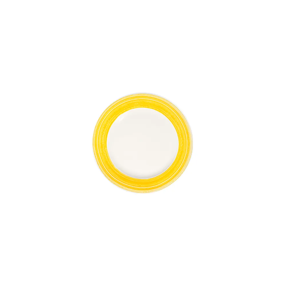 Fresh Yellow Frame Düz Tabak 19 cm