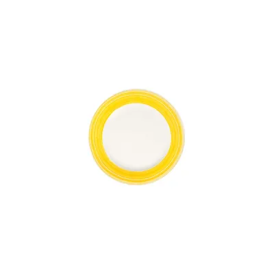 Fresh Yellow Frame Düz Tabak 19 cm