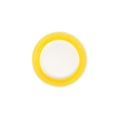 Fresh Yellow Frame Düz Tabak 25 cm
