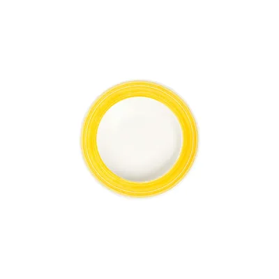 Fresh Yellow Frame Çukur Tabak 23 cm 350 cc
