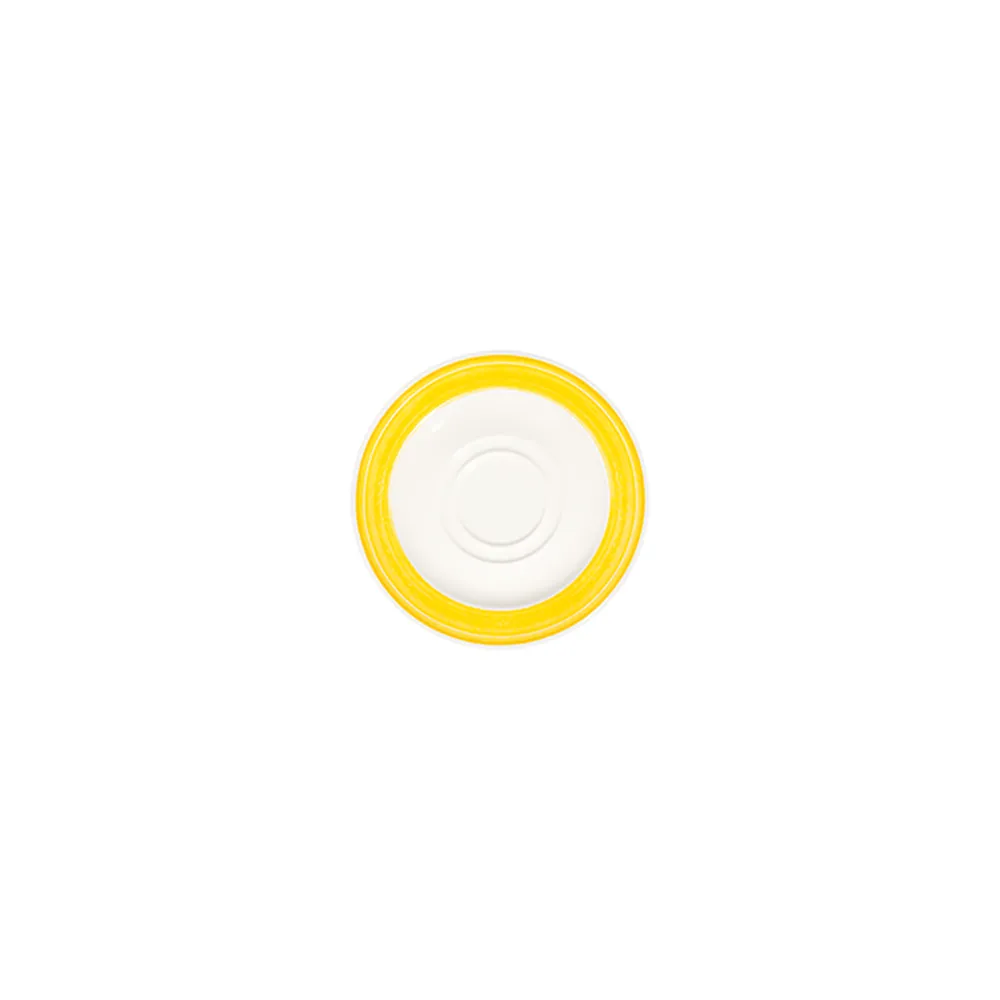 Fresh Yellow Frame Fincan Tabağı 16 cm