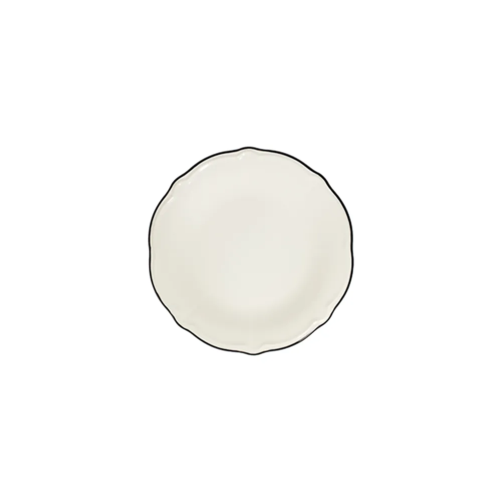 Black Line Fulya Düz Tabak 15 cm