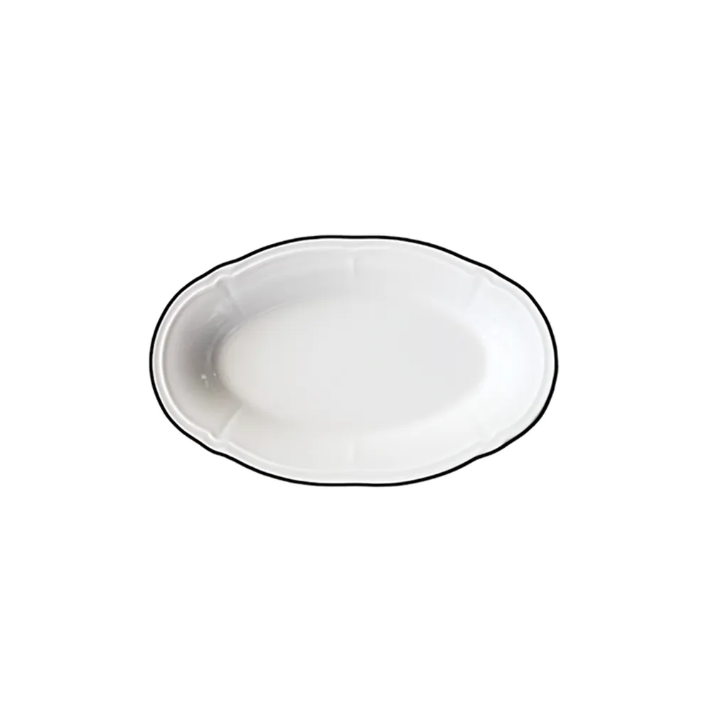 Black Line Fulya Oval Kayık 21 cm