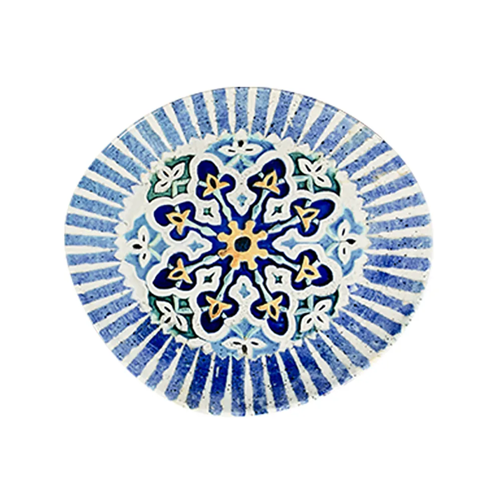 Cordoba Blue Pebble Düz Tabak 27 cm