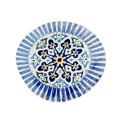 Cordoba Blue Pebble Düz Tabak 27 cm