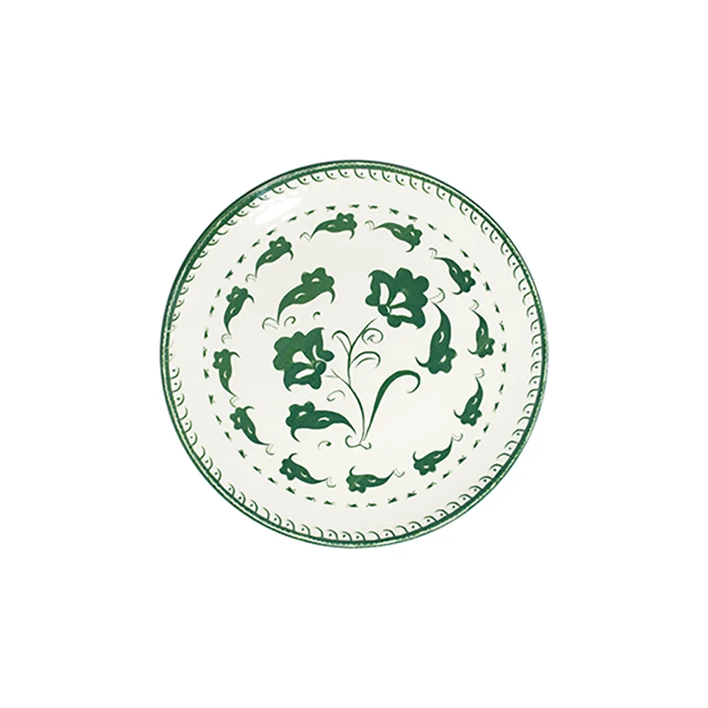 Eden Green Tuval Düz Tabak 20 cm