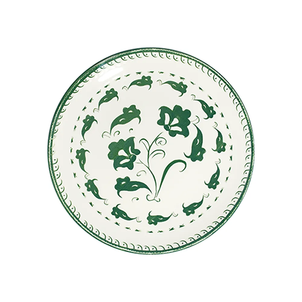 Eden Green Tuval Düz Tabak 25 cm