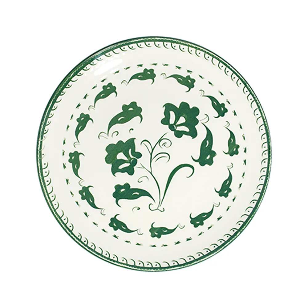 Eden Green Tuval Düz Tabak 28 cm