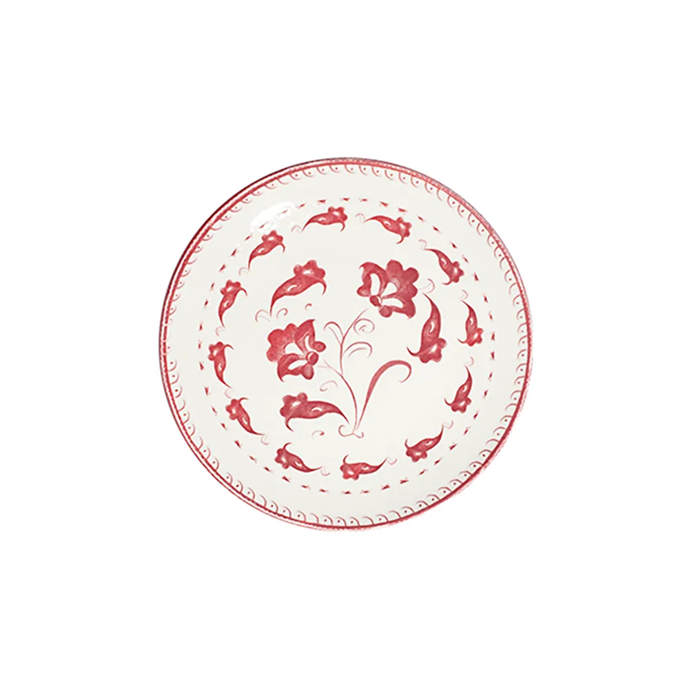 Eden Red Tuval Düz Tabak 20 cm
