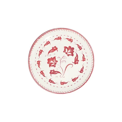 Eden Red Tuval Düz Tabak 20 cm