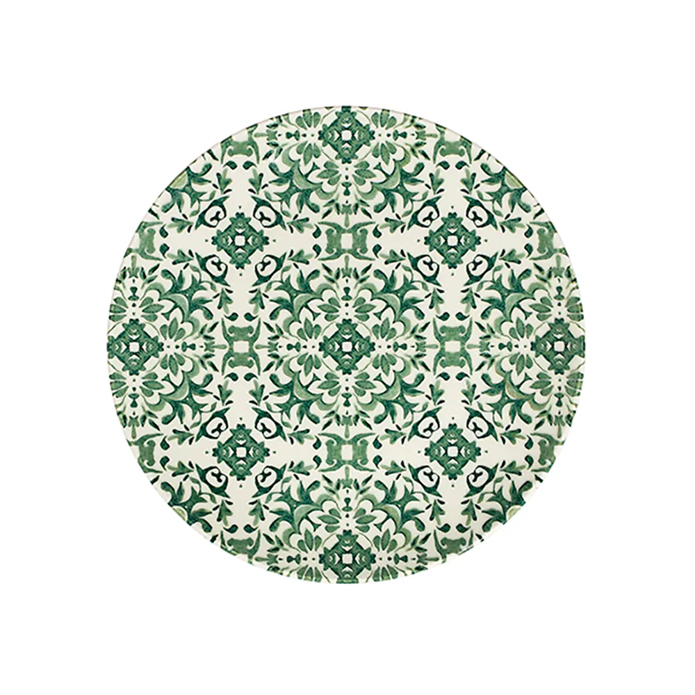 Garden Allover Tuval Düz Tabak 25 cm