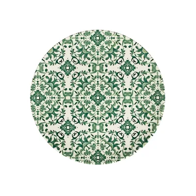 Garden Allover Tuval Düz Tabak 25 cm