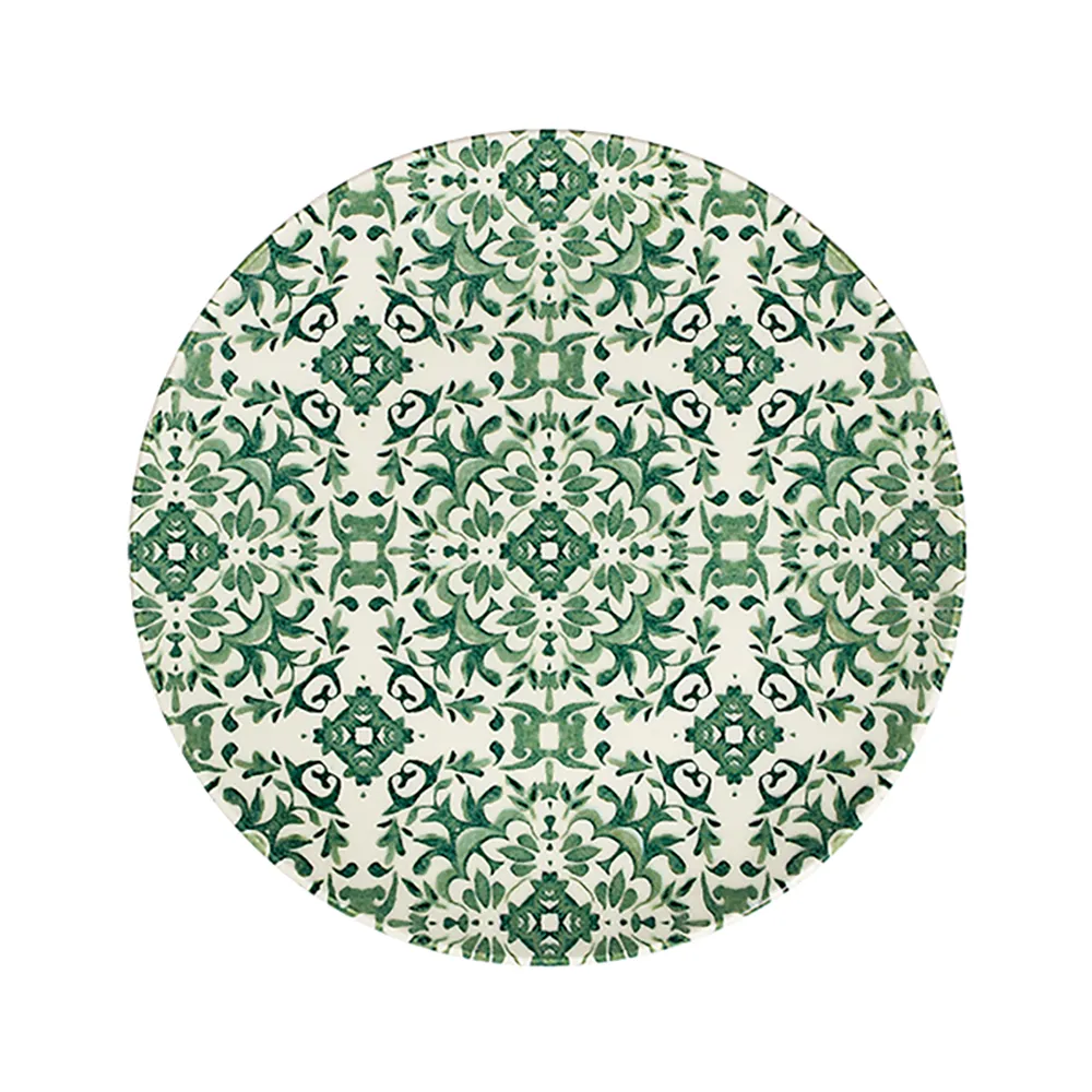 Garden Allover Tuval Düz Tabak 28 cm