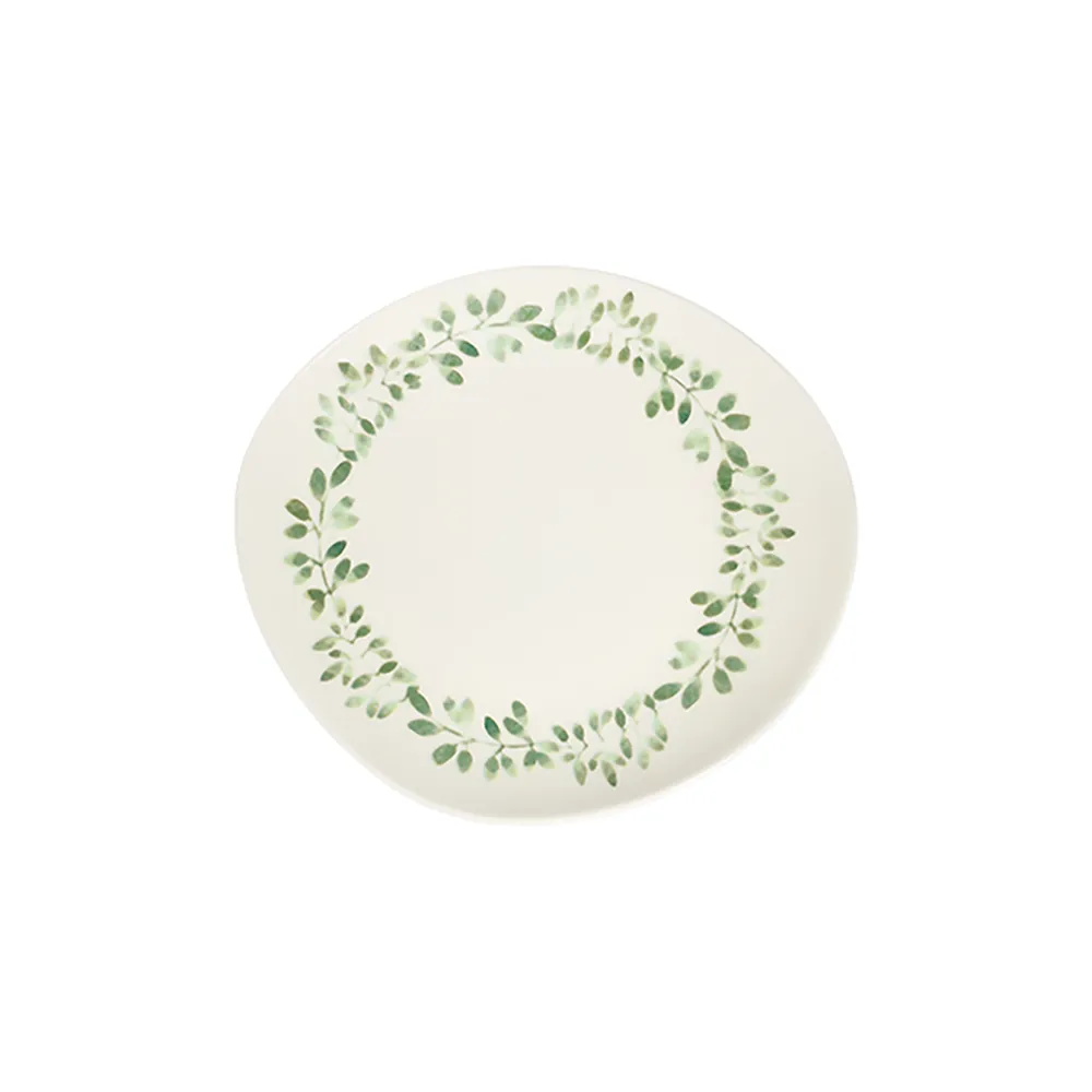Garden Green Pebble Düz Tabak 21 cm