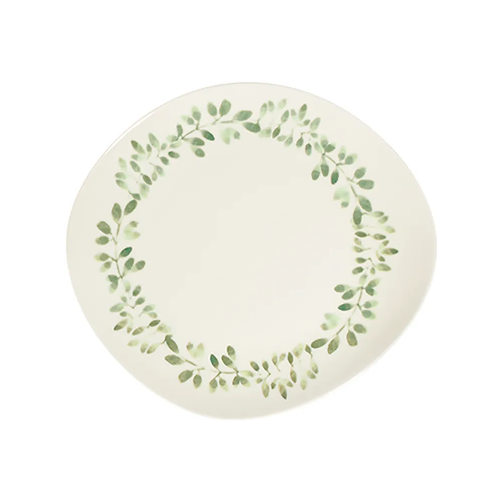 Garden Green Pebble Düz Tabak 27 cm