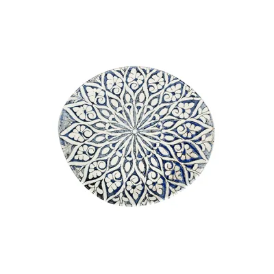 Granada Blue Pebble Düz Tabak 21 cm
