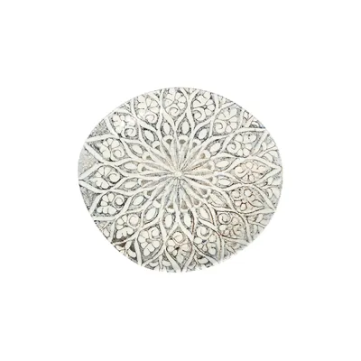 Granada Grey Pebble Düz Tabak 21 cm