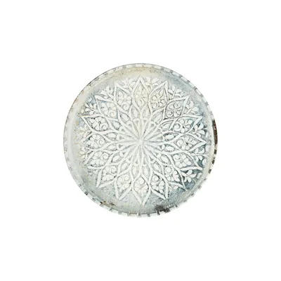 Granada Grey Tuval Düz Tabak 20 cm