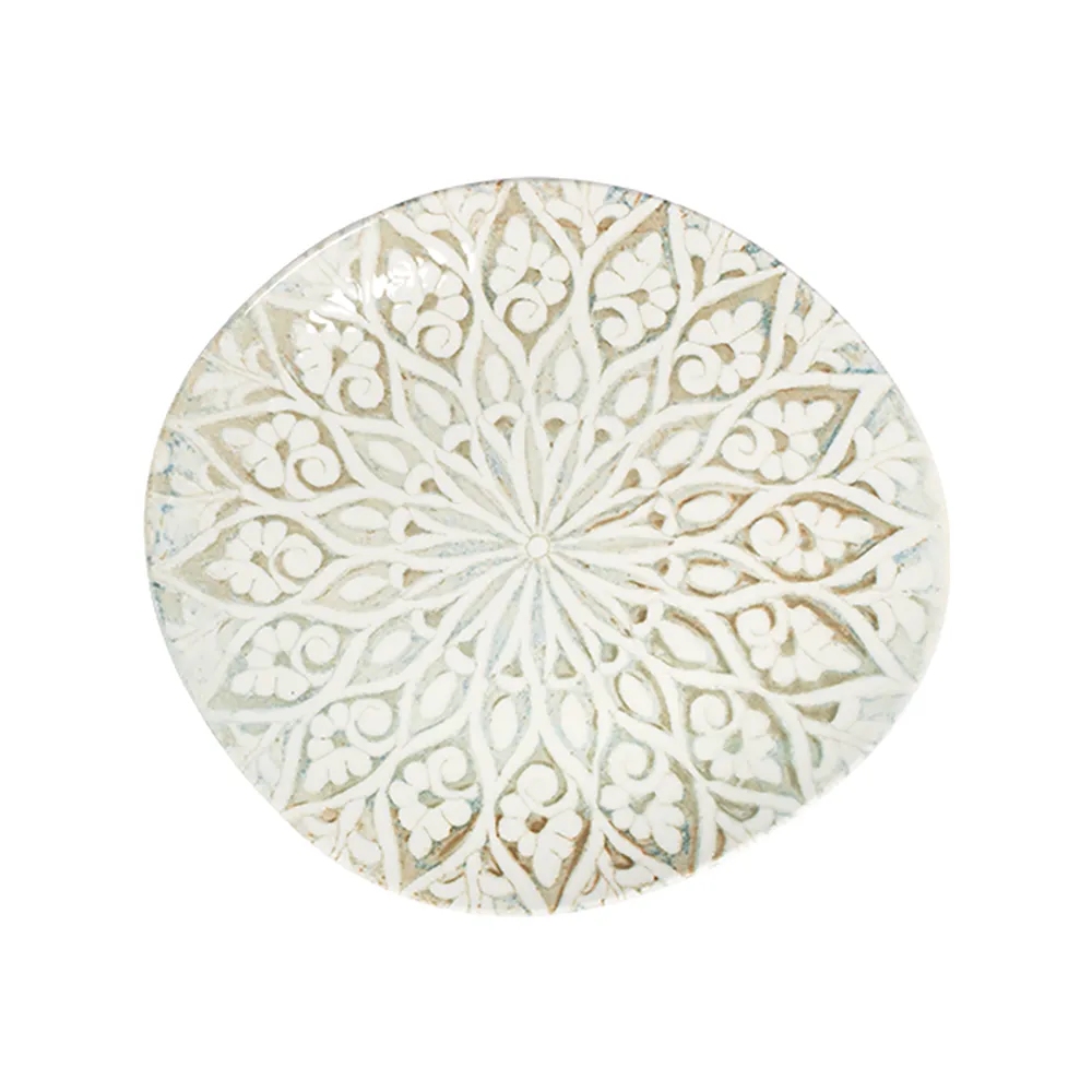 Granada Sand Pebble Düz Tabak 27 cm