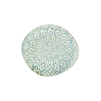 Granada Turquoise Pebble Düz Tabak 21 cm