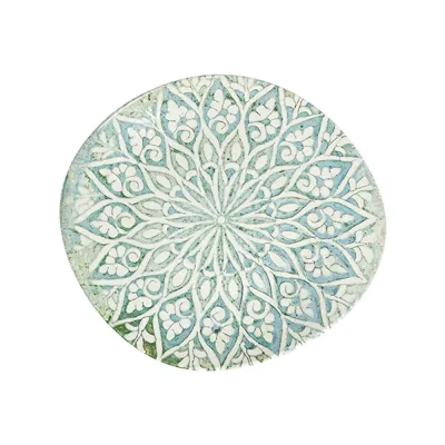 Granada Turquoise Pebble Düz Tabak 27 cm