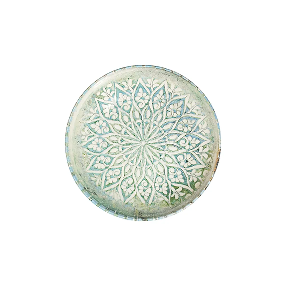 Granada Turquoise Tuval Çukur Tabak 20 cm 550 cc
