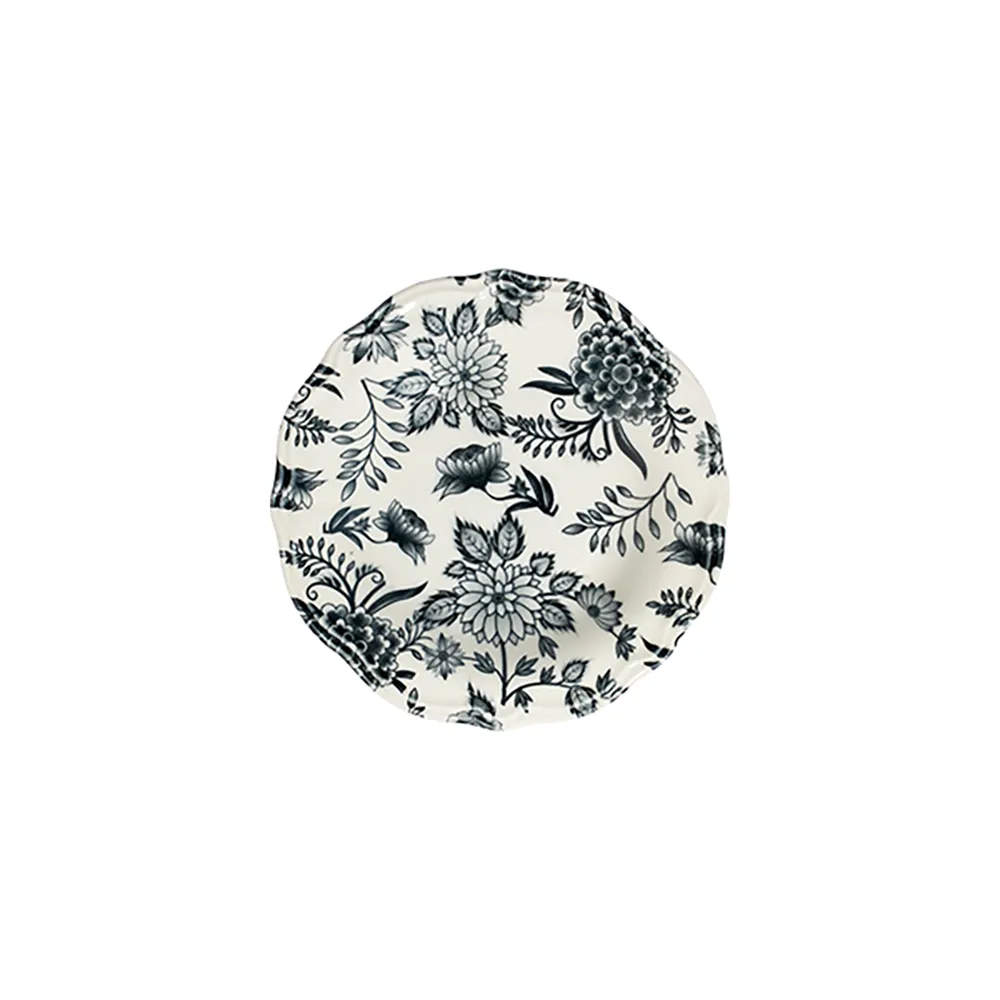 Herba Black Fulya Çukur Tabak 17 cm