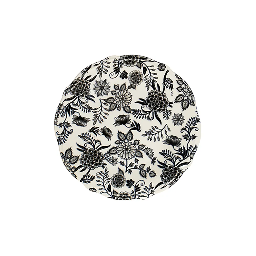 Herba Black Fulya Düz Tabak 21 cm