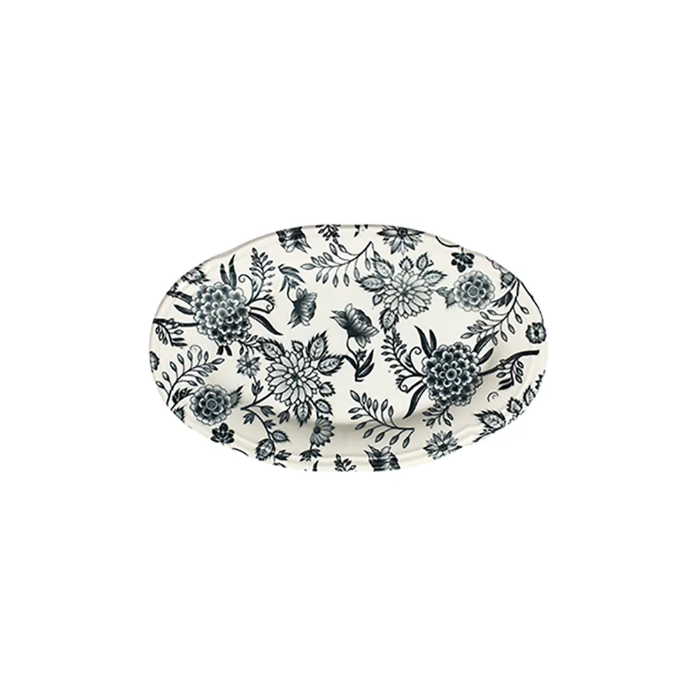 Herba Black Fulya Oval Kayık 21 cm