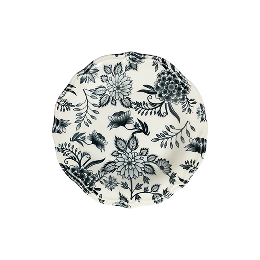 Herba Black Fulya Çukur Tabak 22 cm