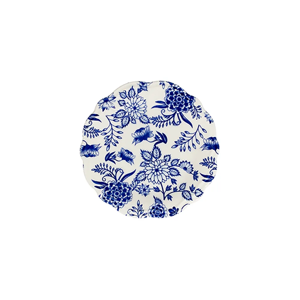 Herba Blue Fulya Çukur Tabak 17 cm