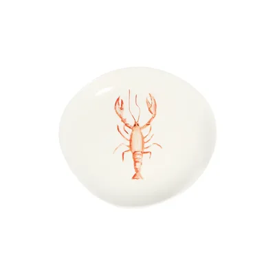 Lobster Blue Pebble Düz Tabak 21 cm