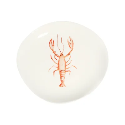Lobster Blue Pebble Düz Tabak 27 cm