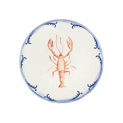 Lobster Blue Tuval Düz Tabak 25 cm
