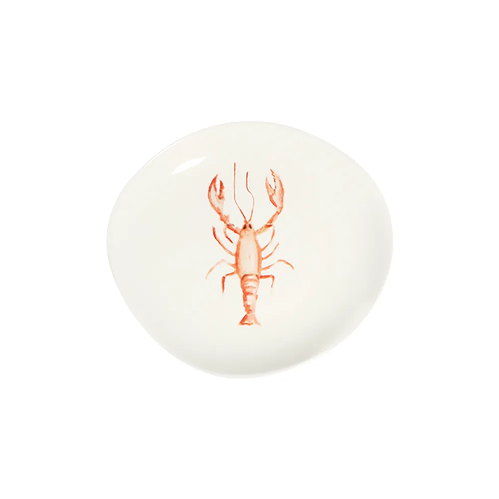 Lobster Coral Pebble Düz Tabak 21 cm